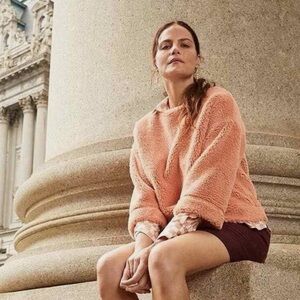 Madewell Peach/Coral Sweater